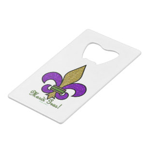 Colourful Mardi Gras Fleur De Lis