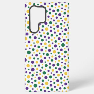 Colourful Mardi Gras polka dot Samsung Galaxy Case