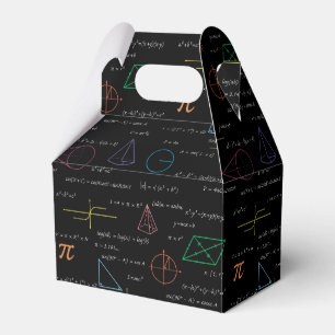 Colourful Mathematics Equations Math Formulas Favour Box