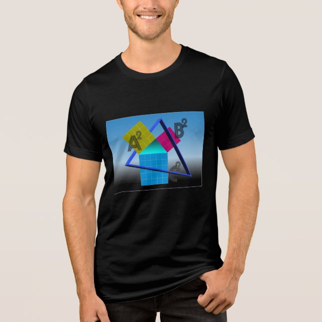 Colourful Mathematics Tri-Blend Shirt (Front)