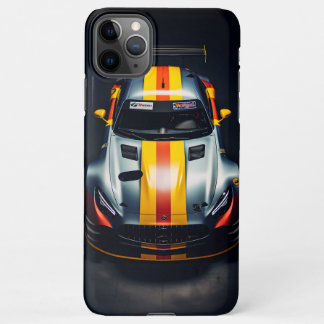 Colourful matte race car iPhone 11Pro max case