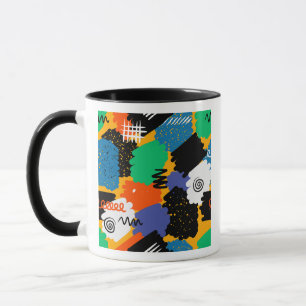 Colourful Maximalist Design  Mug