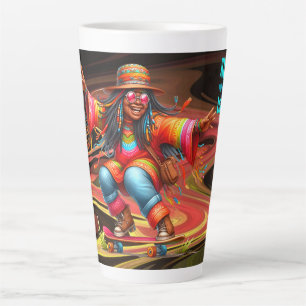 Colourful-Me Hippie Chic All You Need Latte Mug