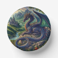 Colourful, Mediaeval Dragon castle