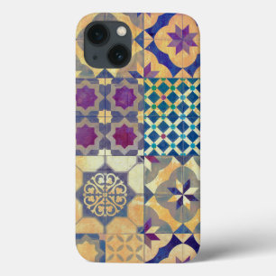 Colourful Mediterranean & Aegean traditional tiles iPhone 13 Case