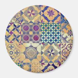 Colourful Mediterranean & Aegean traditional tiles Magnet