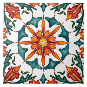 Colourful,Mediterranean ,mosaic, Ceramic Tile
