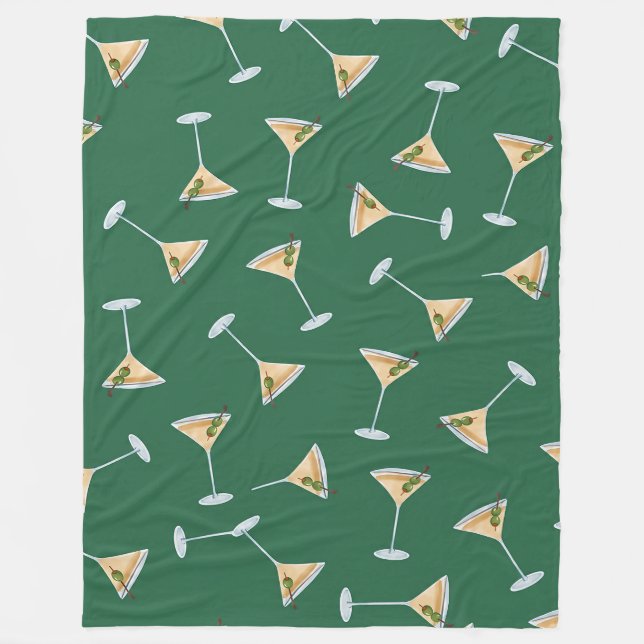 Colourful Mediterranean Summer Collage Pattern | C Fleece Blanket (Front)