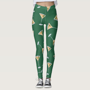 Colourful Mediterranean Summer Collage Pattern C Leggings
