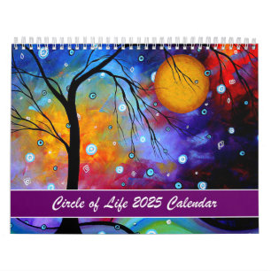 Colourful MeganAroon 2024 Circle of Life Calendar
