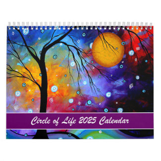Colourful MeganAroon 2024 Circle of Life Calendar