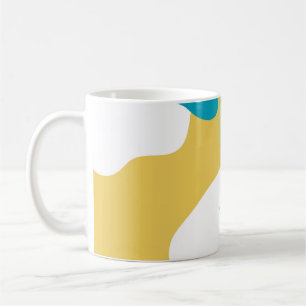 Colourful Memphis design background vintage80's, 9 Coffee Mug