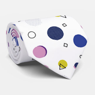 Colourful Memphis Pattern Tie