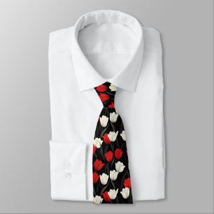 Colourful Menswear Ties Tulip Flower