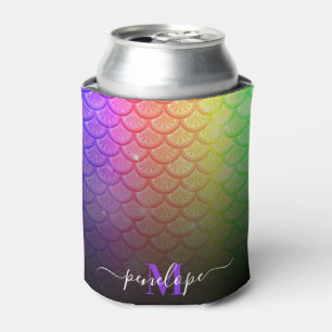 Colourful Mermaid Can Cooler