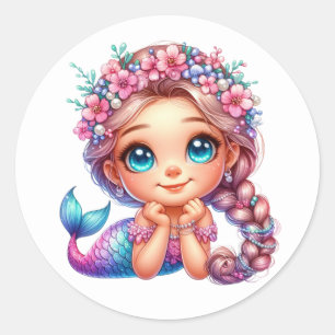 Colourful Mermaid Stickers