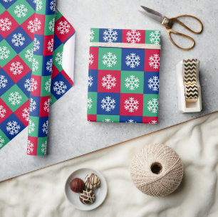 Colourful Merry And Bright Christmas Wrapping Pape Paper