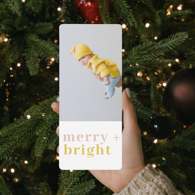 Colourful Merry + Bright With Photo | Happy Holida (Creator Uploaded)