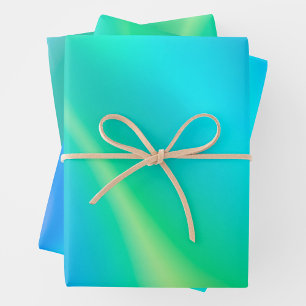 Colourful Metallic Foil Art Wrapping Paper Sheets