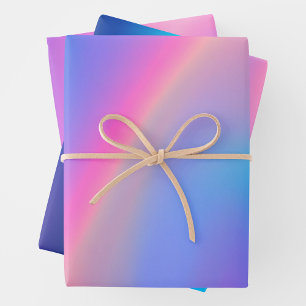 Colourful Metallic Foil Art Wrapping Paper Sheets