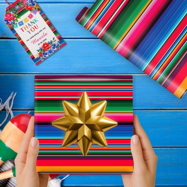 Colourful Mexican Serape Gift Wrapping Paper (Creator Uploaded)