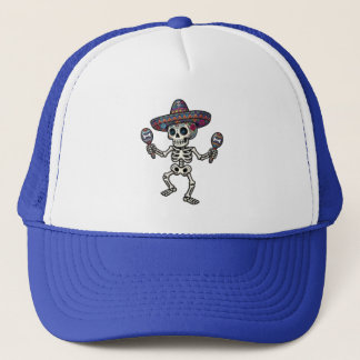 Colourful Mexican Skeleton Hat