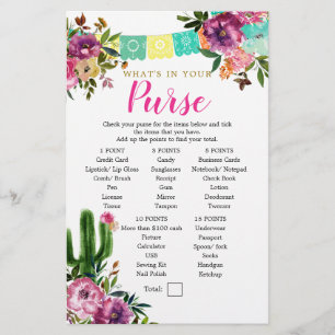 Colourful Mexican Taco bout Love Purse Game