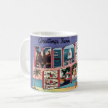 Colourful Miami Beach Greeting  Coffee Mug<br><div class="desc">Terrific  retro postcard greeting from Miami Beach,  Florida repurposed!</div>