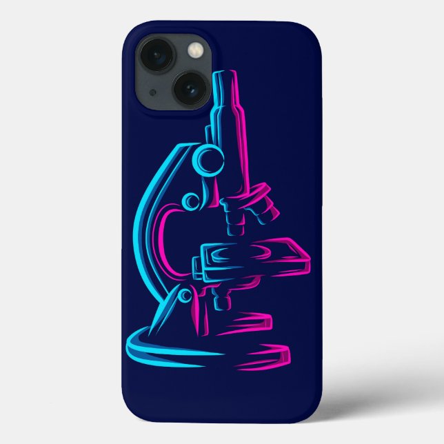 Colourful microscope design Case-Mate iPhone case (Back)