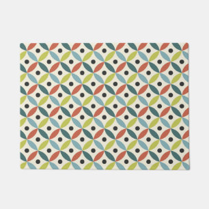 Colourful Mid Century decoration Doormat