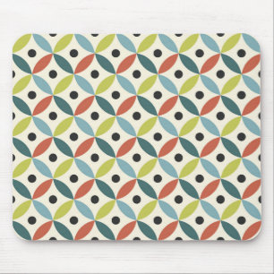 Colourful Mid Century decoration Mouse Pad