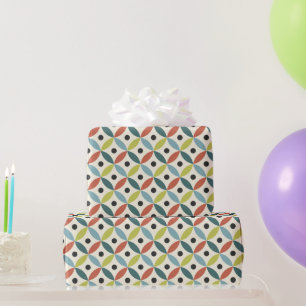 Colourful Mid Century decoration Wrapping Paper