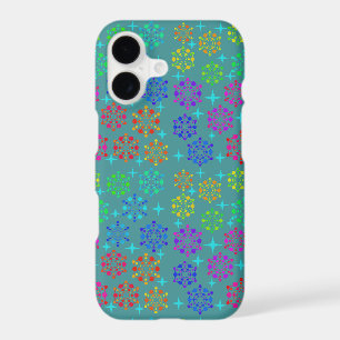 Colourful Mid Century Retro Pattern Art Design
