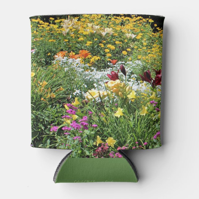 Colourful Mid-Summer Gardens! Can Cooler (Front)