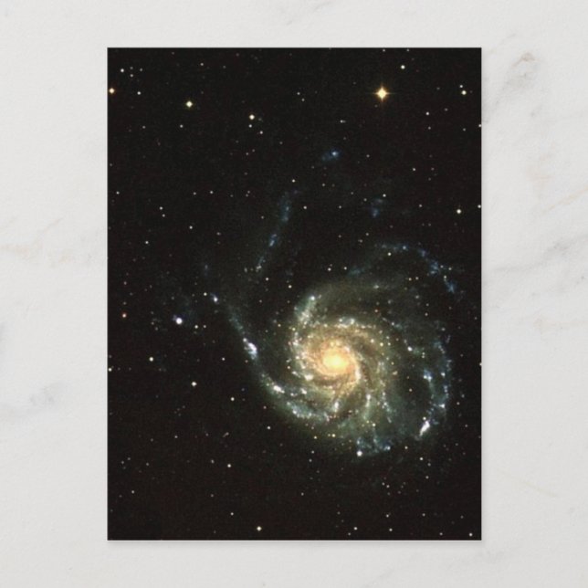 colourful milky way galaxy solar system postcard (Front)