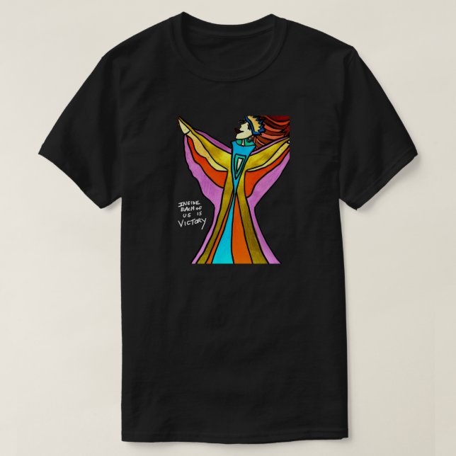 Colourful, Mindful, Pop Art T Shirt! T-Shirt (Design Front)
