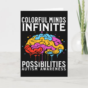 Colourful Minds Autism Awareness Kids Support Gift Card