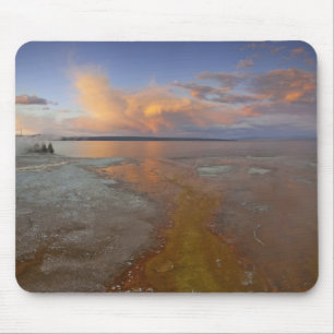 Colourful mineral deposits emit from Black Pool 2 Mouse Pad