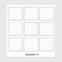 Colourful Mini Checklist Planner
