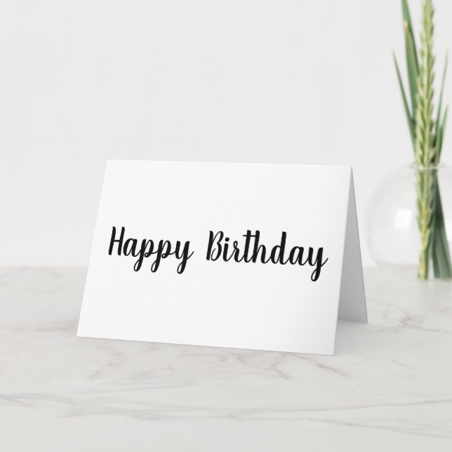 Colourful minimal add your text picture name  card (Front)