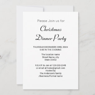 Colourful minimal add your text picture name invitation