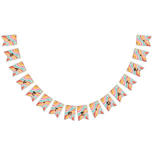 Colourful Minimalist Wedding Bunting