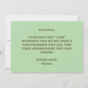 Colourful Minimalist Wedding Invitation