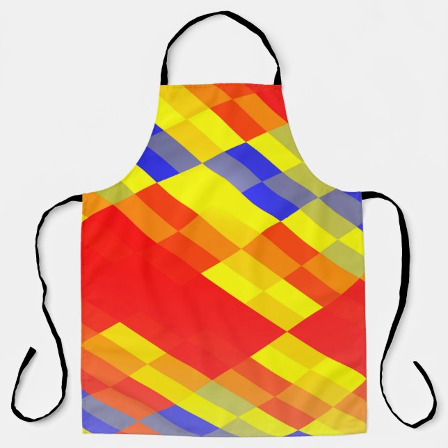 Colourful mix abstract background desingabstract,b apron (Front)