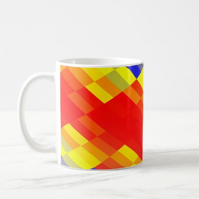 Colourful mix abstract background desingabstract,b coffee mug (Left)
