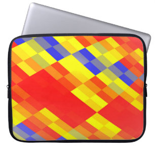 Colourful mix abstract background desingabstract,b laptop sleeve