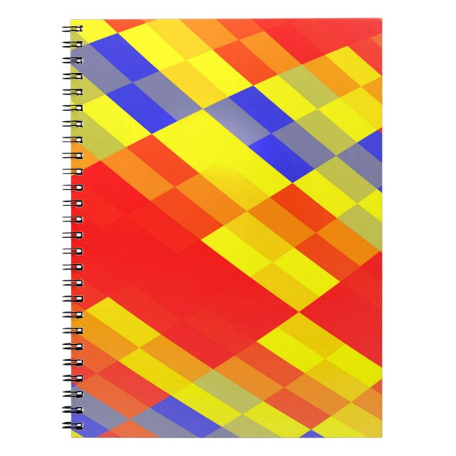 Colourful mix abstract background desingabstract,b notebook (Front)