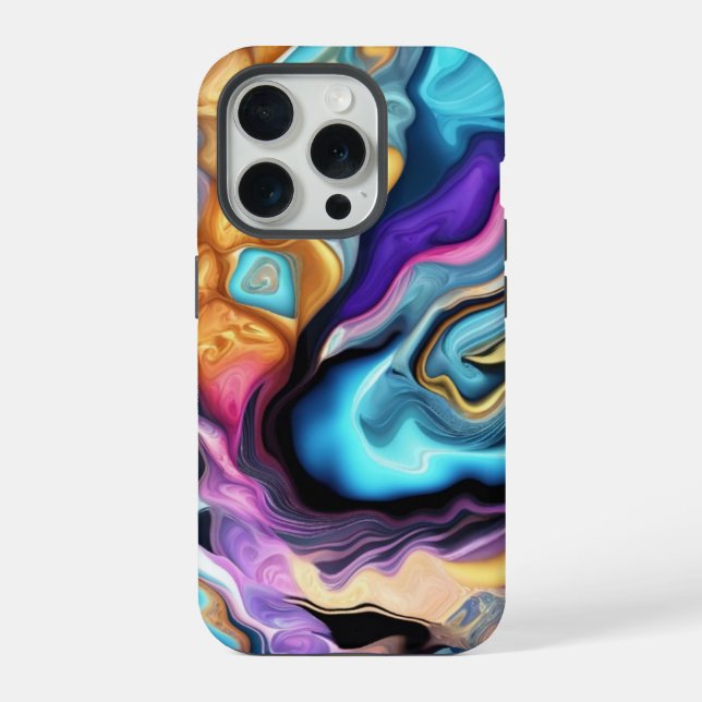 Colourful Mix of Colours  iPhone Case (Back)