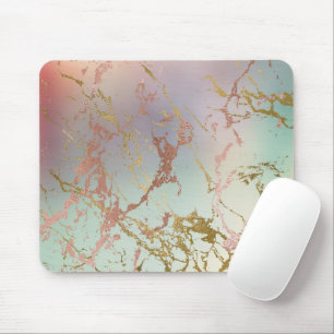 Colourful Mixed Colour Abstract Watercolor Print Mouse Pad