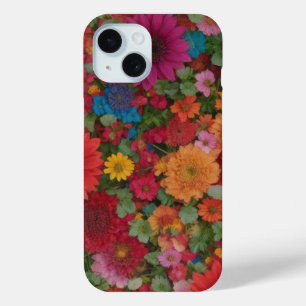 Colourful Mixed Flowers Phone Case